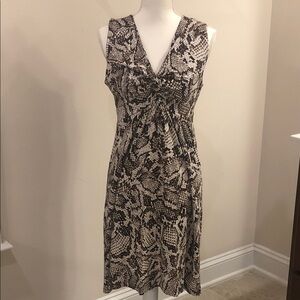 Chico’s NWT Python Priscilla Elegant Snake Print Dress